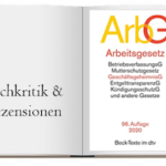 Buchcover zur Empfehlung von: Arbeitsgesetze ArbG