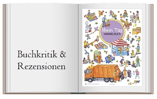Cover zur Buchkritik Wimmelbuch Mein Tag